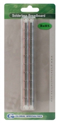 Global Specialties GS-100T Bus Strip, 100 Tie Points, Transparent, ROHS