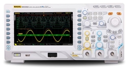 Rigol MSO2202A-S - 200 MHz, 2 Channel Mixed Signal Oscilloscope with 2 GSa/sec and 14 Mpts memory standard as well as low noise front end. 50 Ohm input and 2 ch source embedded
