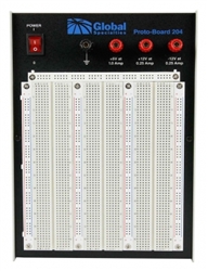 Global Specialties PB-204 Powered Breadboard