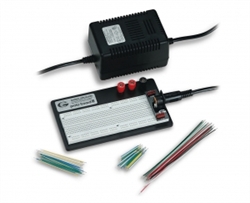 Global Specialties PRO-S-LAB Breadboard with External Power & Jumper Wires