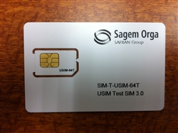 SIM CARD by SAGEM ORGA SIM-T-USIM-64T UICC/USIM 64K 2G/3G/WCD