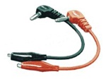 BK Precision TL 830 810-875 3" Plug to Clip Test Leads (red/blk). New in Box.