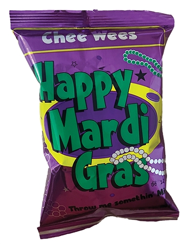 Elmer's Mardi Gras snack bags