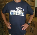 Navy blue NOLA Street Tiles T-shirt by Elmers CheeWees