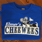 Royal blue NOLA street tile tshirt by Elmers CheeWees