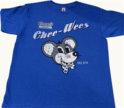 Kids Vintage Mouse Royal Blue T-shirt
