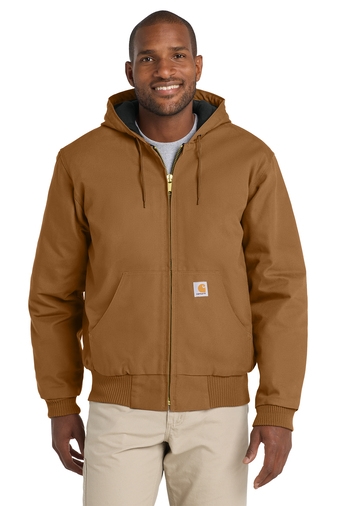 Men's TALL Carhartt Quilted-Flannel-Lined Duck Active Jac