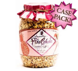 Pina Colada Popcorn  Crunch Gift Jars