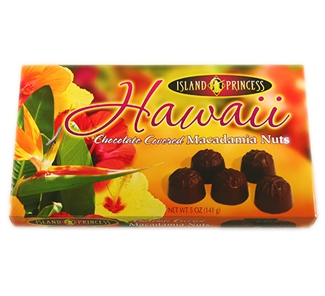 Hawaii Floral Chocolate Covered Macadamia Nuts