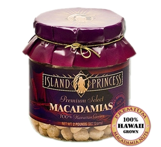 Premium Select Lightly Salted Whole Macadamia Nuts