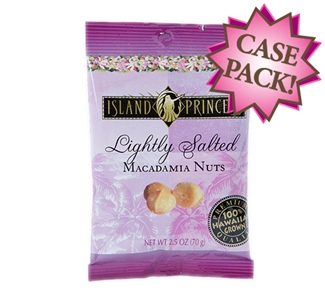 Lightly Salted Macadamia Nuts 2.5oz Snack Bags