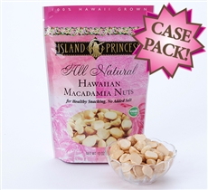 All Natural No Salt Added Macadamia Nuts resealable Bags