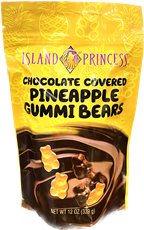 Chocolate Covered Pineapple Gummi Bear 12oz