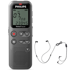 Philips DVT1110 VoiceTracer with Smartphone Recording Adapter