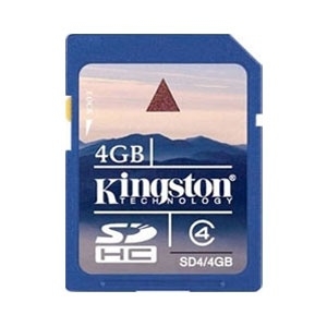 Kingston 4GB SD Card (SDHC)
