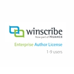 Nuance Winscribe Enterprise Author License (1-9 Users)