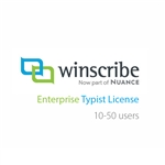 Nuance Winscribe Enterprise Typist License (10-50 Users)