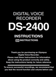 Olympus DS-2400 User Manual