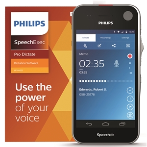 Philips PSP2200 SpeechAir Smart Voice Recorder - secure encrypted WiFi enabled Android device