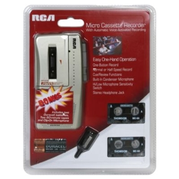 RCA RP3538R Micro-Cassette Voice Recorder