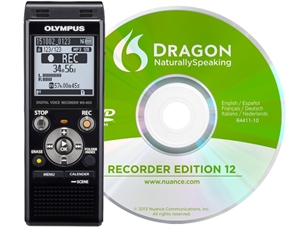 Olympus WS-853 Digital Voice Recorder Black (8GB) inc. Rechargeable Ni-MH Batteries and Case