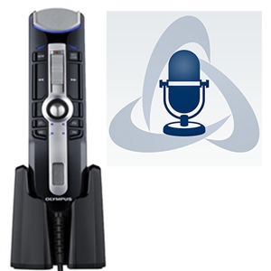 Olympus RecMic II RM-4110S USB Microphone with ODMS R7 Dictation Management Software