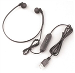 Spectra USB Stereo Headset with Volume Control