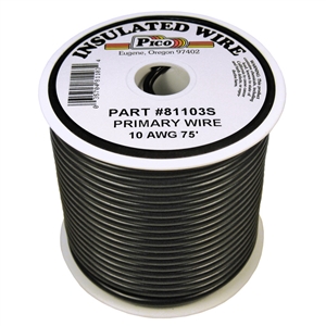 PI-81103S (75FT) 10 GA BLK PRMRY WIRE