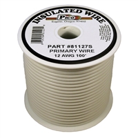 PI-81127A (500FT) 12 GA WHT PRMRY WIRE