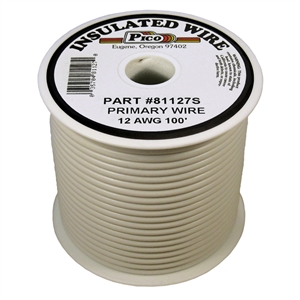 PI-81127S (100FT) 12 GA WHT PRMRY WIRE