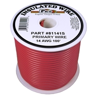 PI-81141S (100FT) 14 GA RED PRMRY WIRE