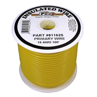 PI-81162S (100FT) 16 GA YEL PRMRY WIRE