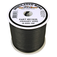 PI-81163S (100FT) 16 GA BLK PRMRY WIRE