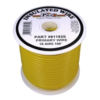 PI-81182A (1MFT) 18 GA YEL PRMRY WIRE