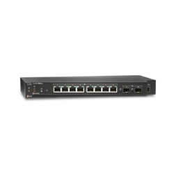 02-SSC-8367 SONICWALL SWITCH SWS12-8POE WITH WIRELESS NETWORK MANAGEMENT ESSENTIAL AND SUPPORT 1YR