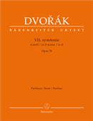 DVORAK, Antonin (1841-1904) - Symphony No.  7 in D minor, Op. 70  (Urtext) (Del Mar). BAERENREITER VERLAG