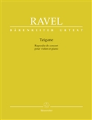 RAVEL, Maurice (1875-1937) - Tzigane (Urtext) (Woodfull-Harris). BAERENREITER VERLAG