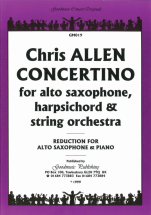 ALLEN, Chris - Concertino for Alto Saxophone. GOODMUSIC - Saxophone and piano