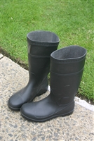 1 Pair Black Safety Boots - Size 12