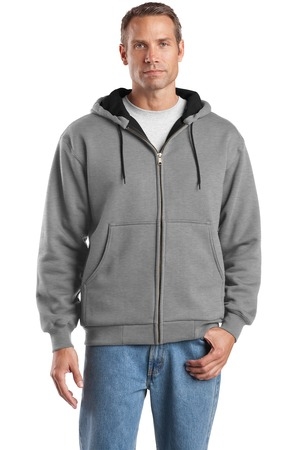 CornerStone - Heavyweight Full-Zip Hooded Sweatshirt with Thermal Lining