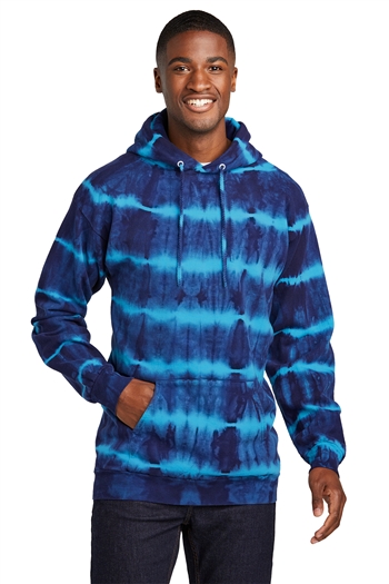 Port & Company Allover Stripe Tie-Dye Fleece