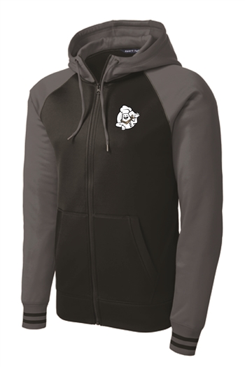 Sport-Tek Men's Varsity Fleece Full-Zip Hooded Jacket