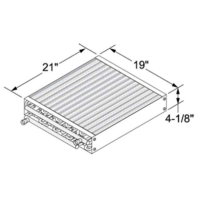 Heat Exchanger Coil, 140K Btu