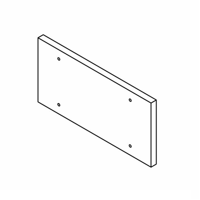 Refractory - Rear Lower Clean Out Door, E-Classic 3200