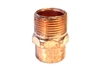 Male Adapter, Copper, 3/4" sweat x 3/4" MIP fittings