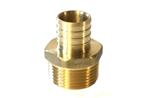 PEX Adapter, Brass, 1" PEX x 1" MIP fittings