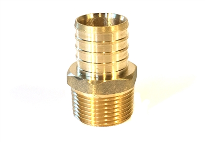 PEX Adapter, Brass, 1" PEX x 3/4" MIP fittings