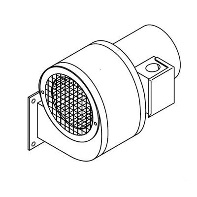 Combustion Fan with Connectors, Classic Edge, E-Classic, Forge