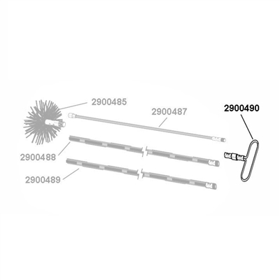 Chimney Brush Replacement Handle