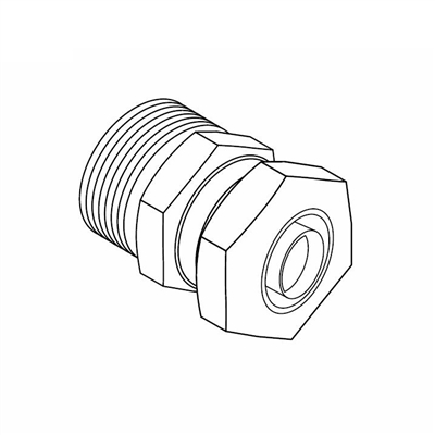 Adapter, Compression Connector, 1/2" PEX